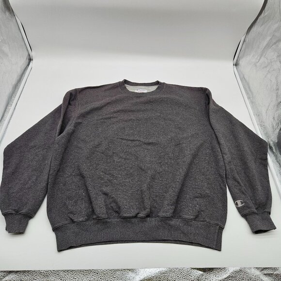 Champion Eco Authentic XL Gray Crewneck Sweatshirt - Picture 1 of 4